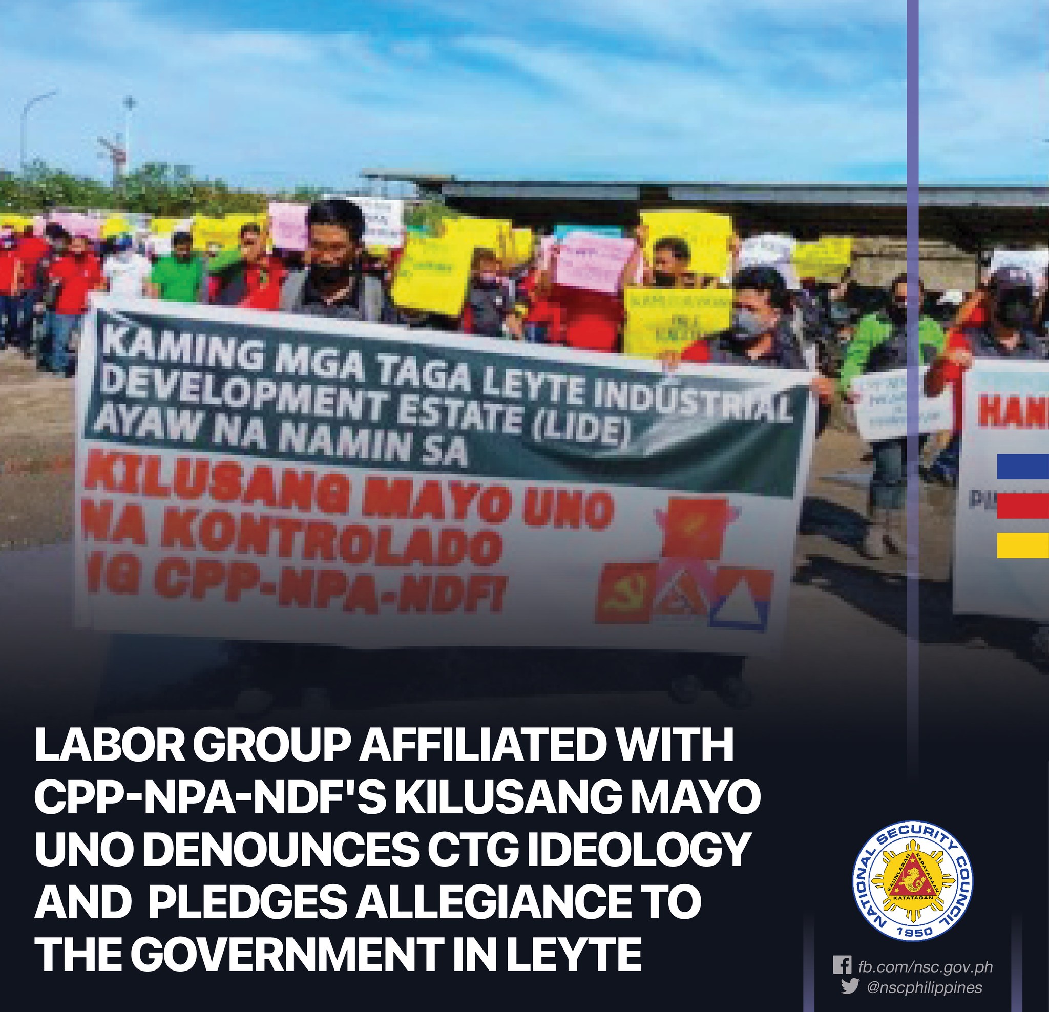 National - LEYTE LABOR GROUP AFFILIATED WITH KILUSANG MAYO UNO ...