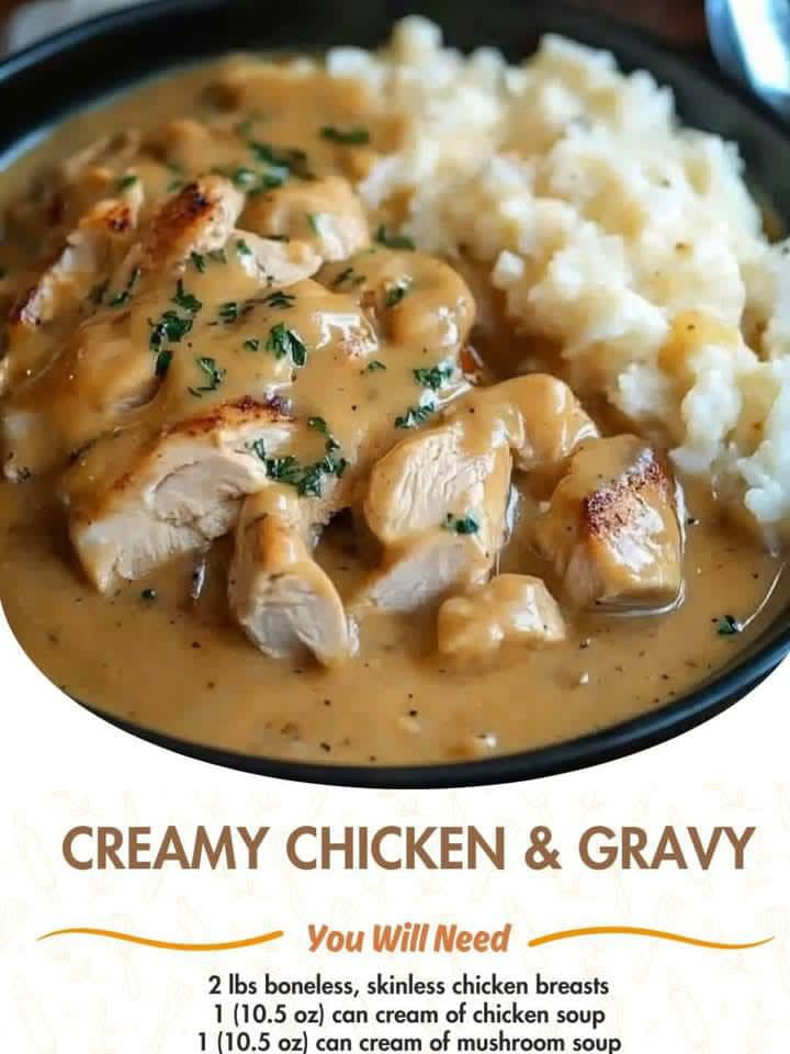Gravy recipe using cream of chicken soup?