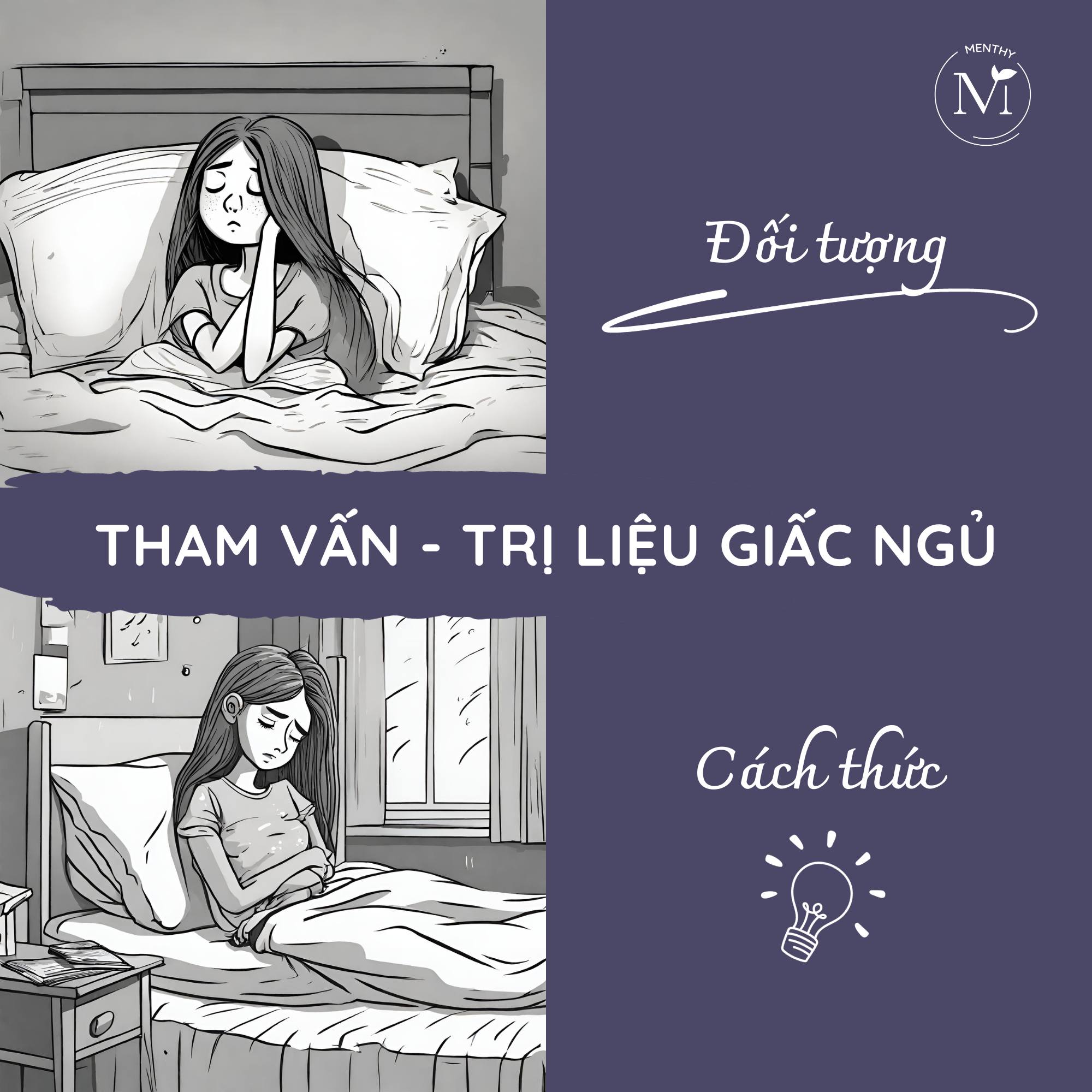 Menthy - THAM VẤN - TRỊ LIỆU GIẤC NGỦ: Đối tượng và cách... | Facebook