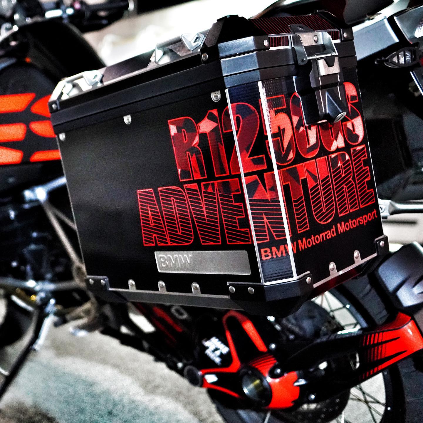 BMW R1250GS ADV Military Red Box... - grid.performance | Facebook