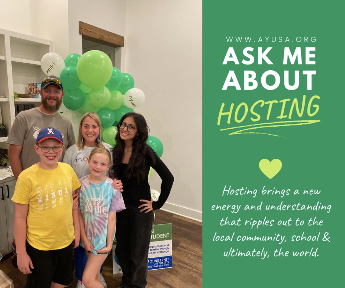 Ayusa - 💚 Now looking for families to host our exchange students coming ...