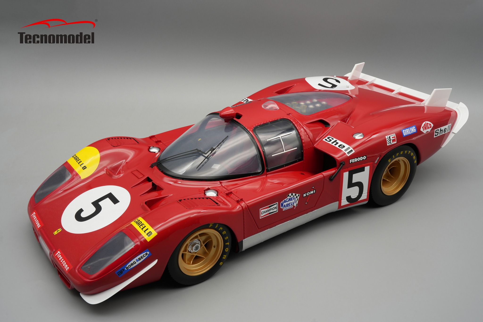 1:12 Ferrari 512S Long Tail Le Mans 24h 1970 Drivers: ickx-Schetty