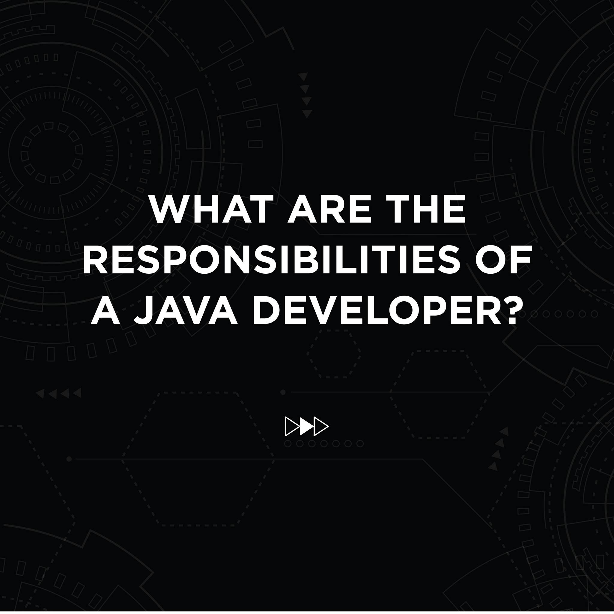 A Java Developer is responsible for the... - Newtech Software