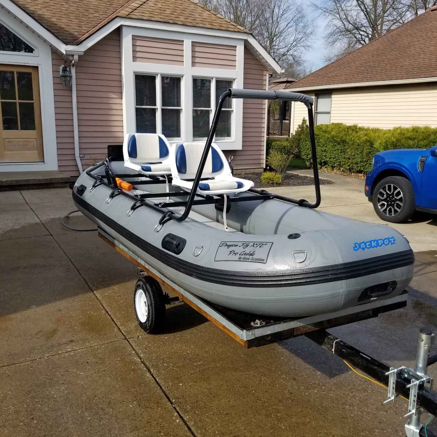Dave Scadden Drift Boat/ Raft with Trailer - Boats - Olmsted Falls ...