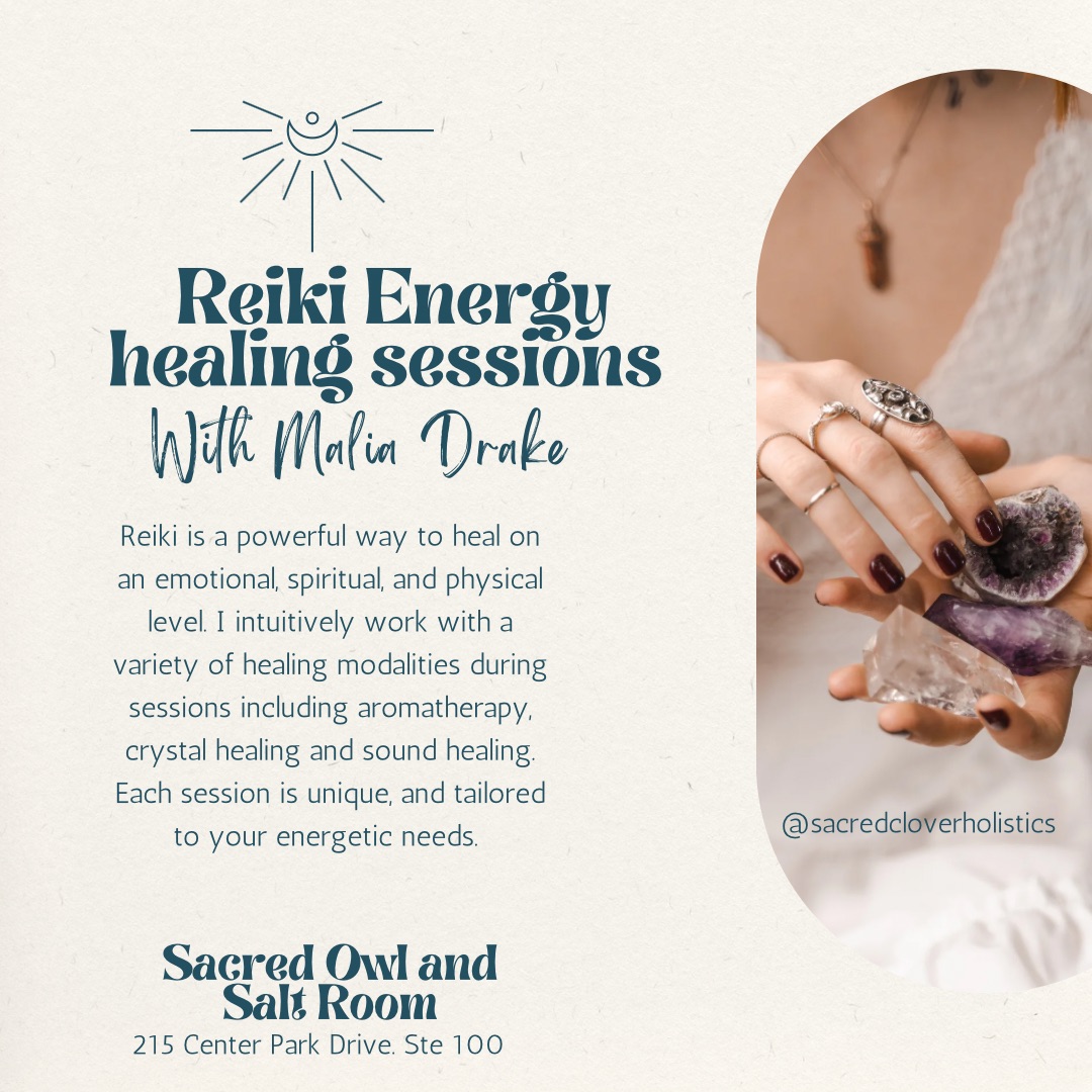 Reiki Energy Healing Sessions with Malia