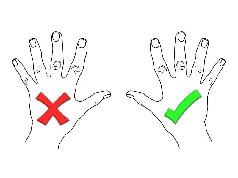 The left-handed insult - (SOUTHPAW) Never hand anything to anyone
