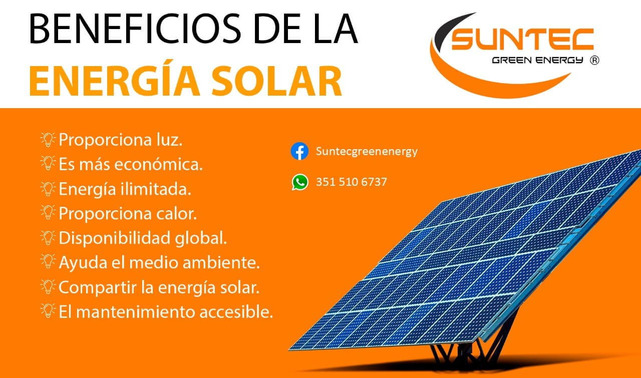 Suntec - La eEnergía Solar te ofrece grandes beneficios,... | Facebook
