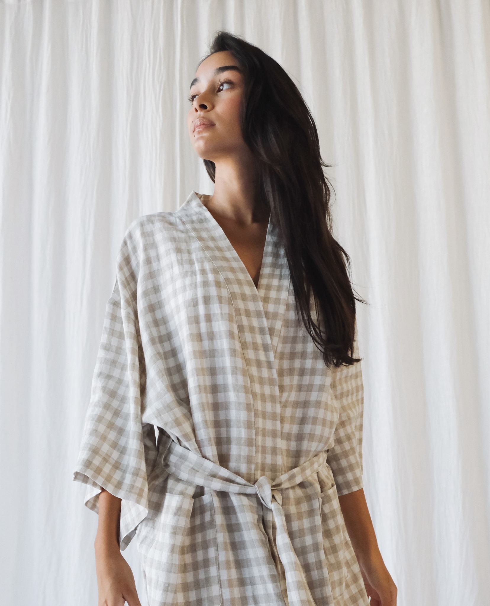 I Love Linen - Our lovely new French linen Robes are the...
