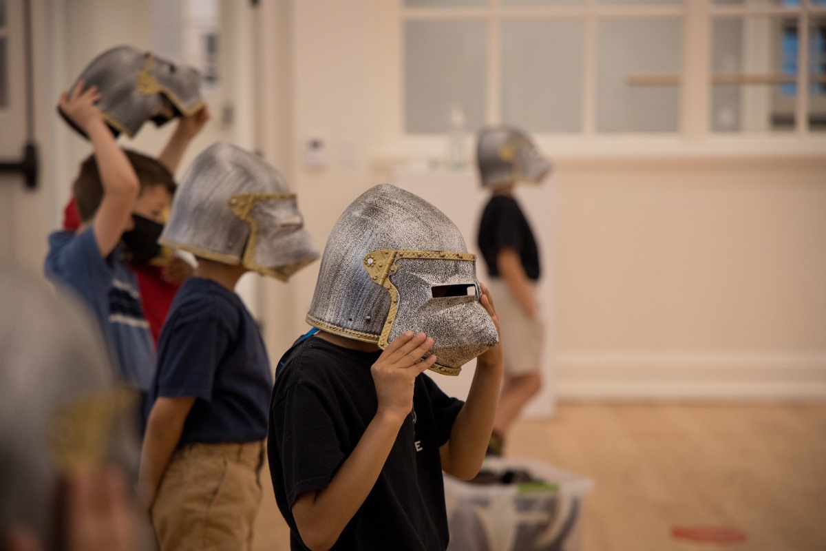 The kindergarten class was knighted... - University School