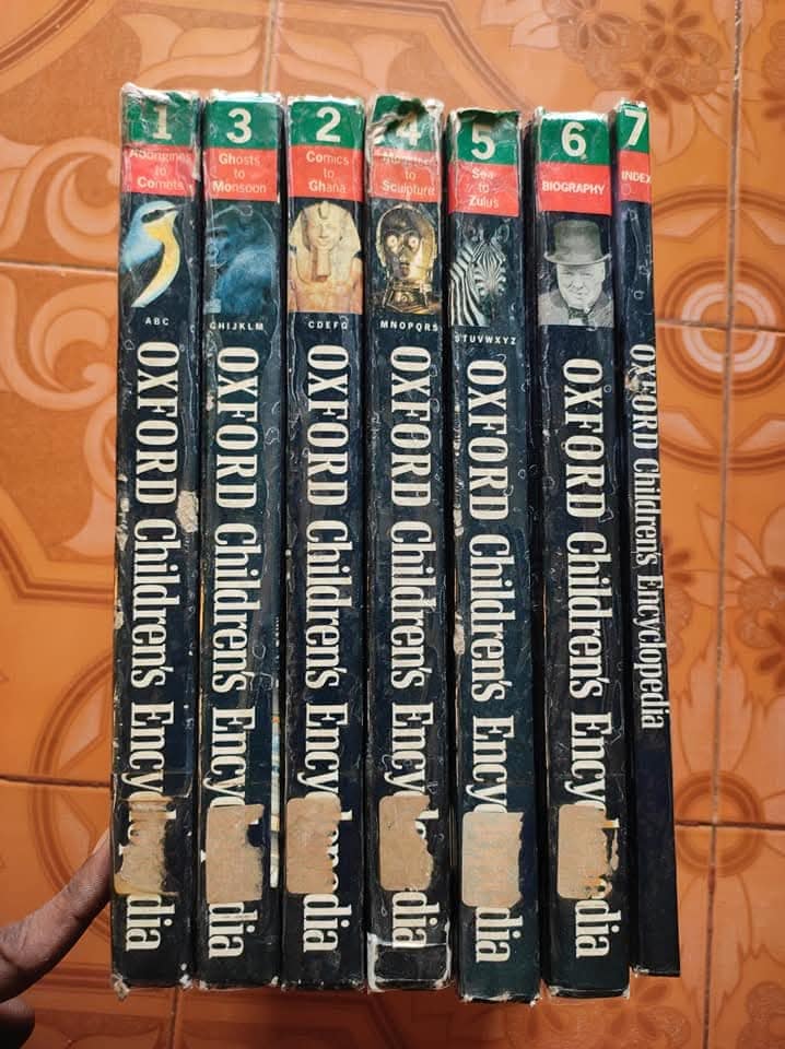 Oxford children's encyclopedia 7 volume set for sale