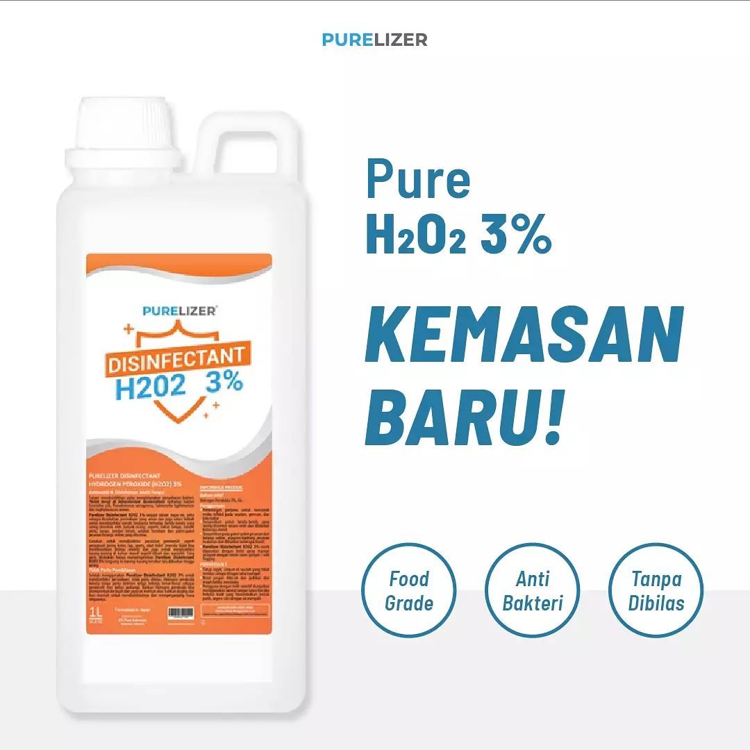 Purelizer - Ada yang tampil beda nih 😍 Pure H2O2 sekarang... | Facebook