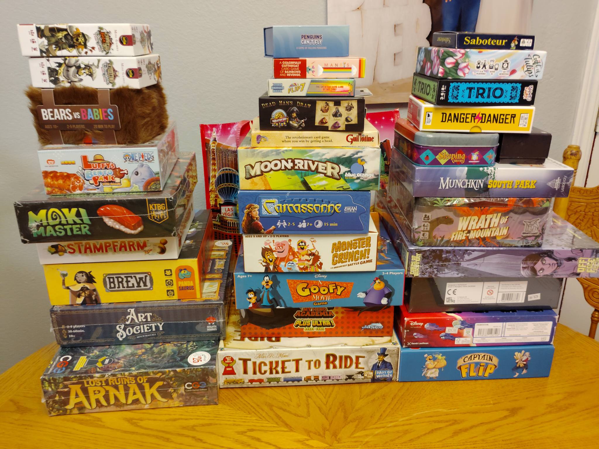 Collection of 137 board games