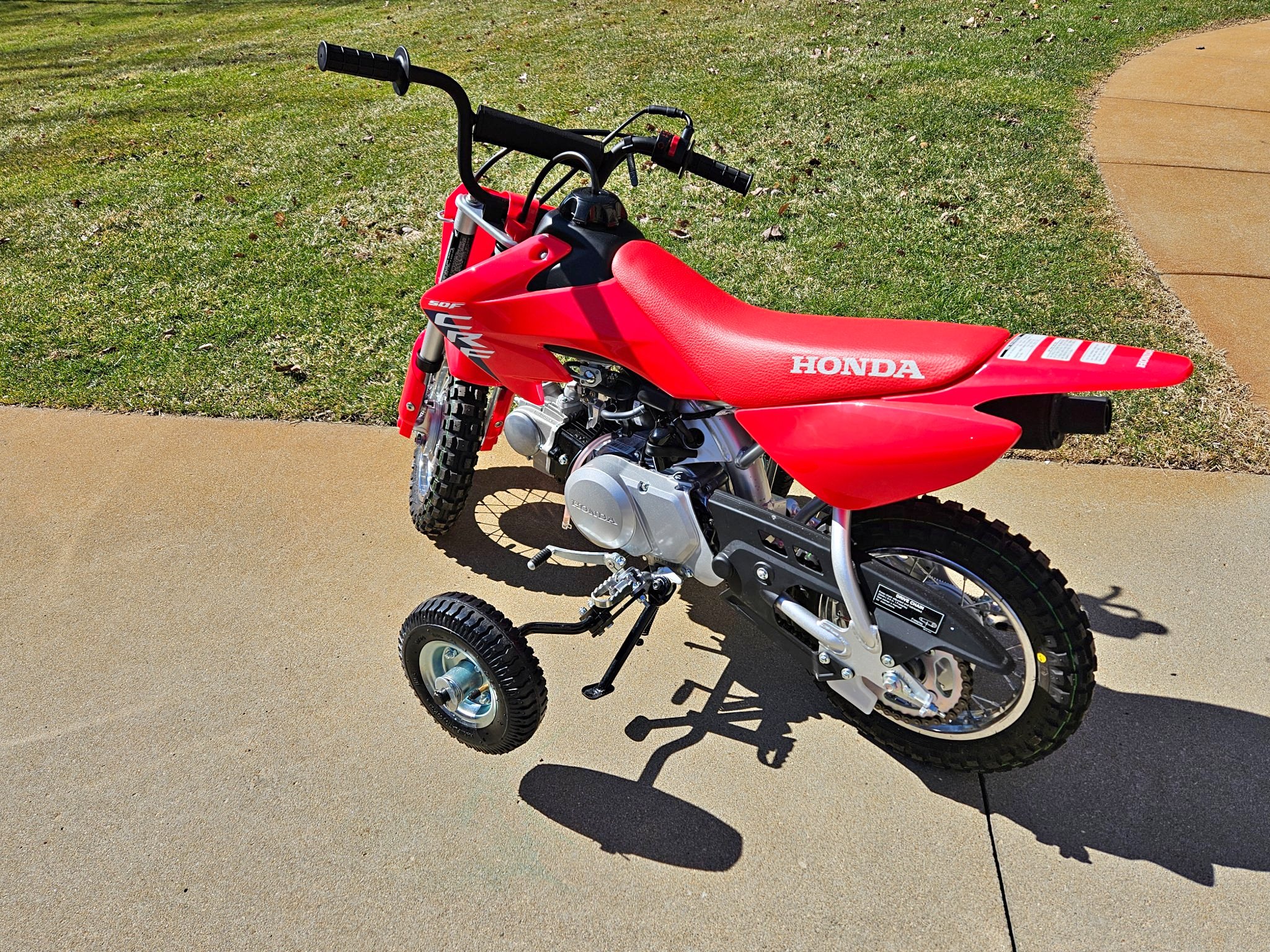 Crf50 With Training Wheels