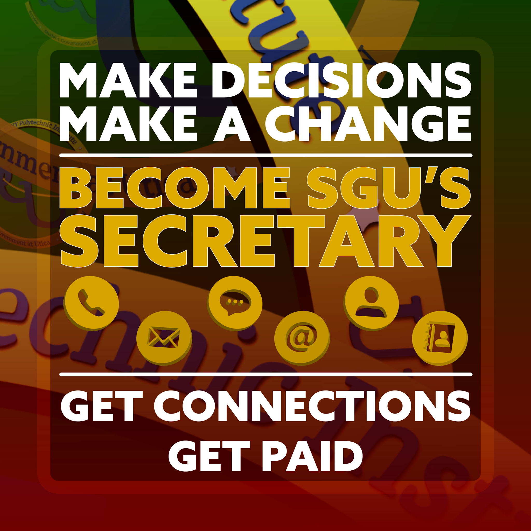 SGU wants... - SUNY Polytechnic Student Government at Utica