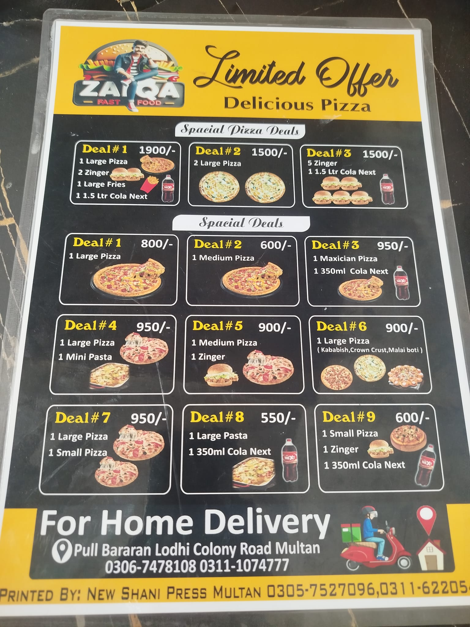 Zaiqa fast food | Multan