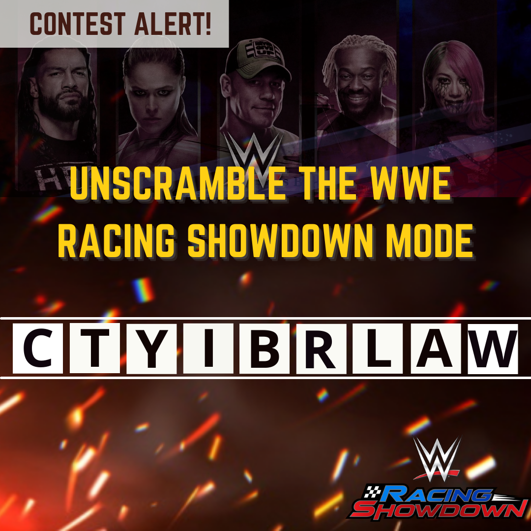 👉👉👉 #Contestalert 👈👈👈 #Answer &... - WWE Racing Showdown