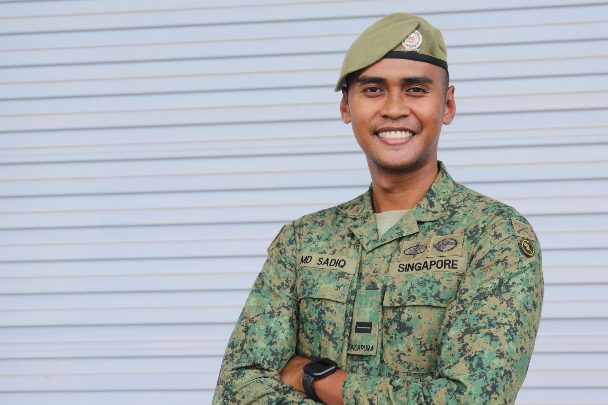 The Singapore - LTA (NS) Sadiq Kadir, Bravo Company's Second In-Command ...