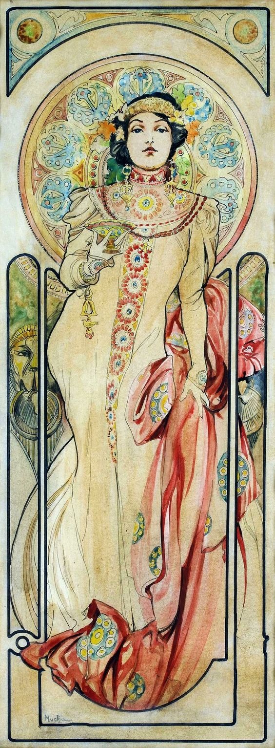 Alphonse Mucha's Art Nouveau poster for Moët & Chandon champagne