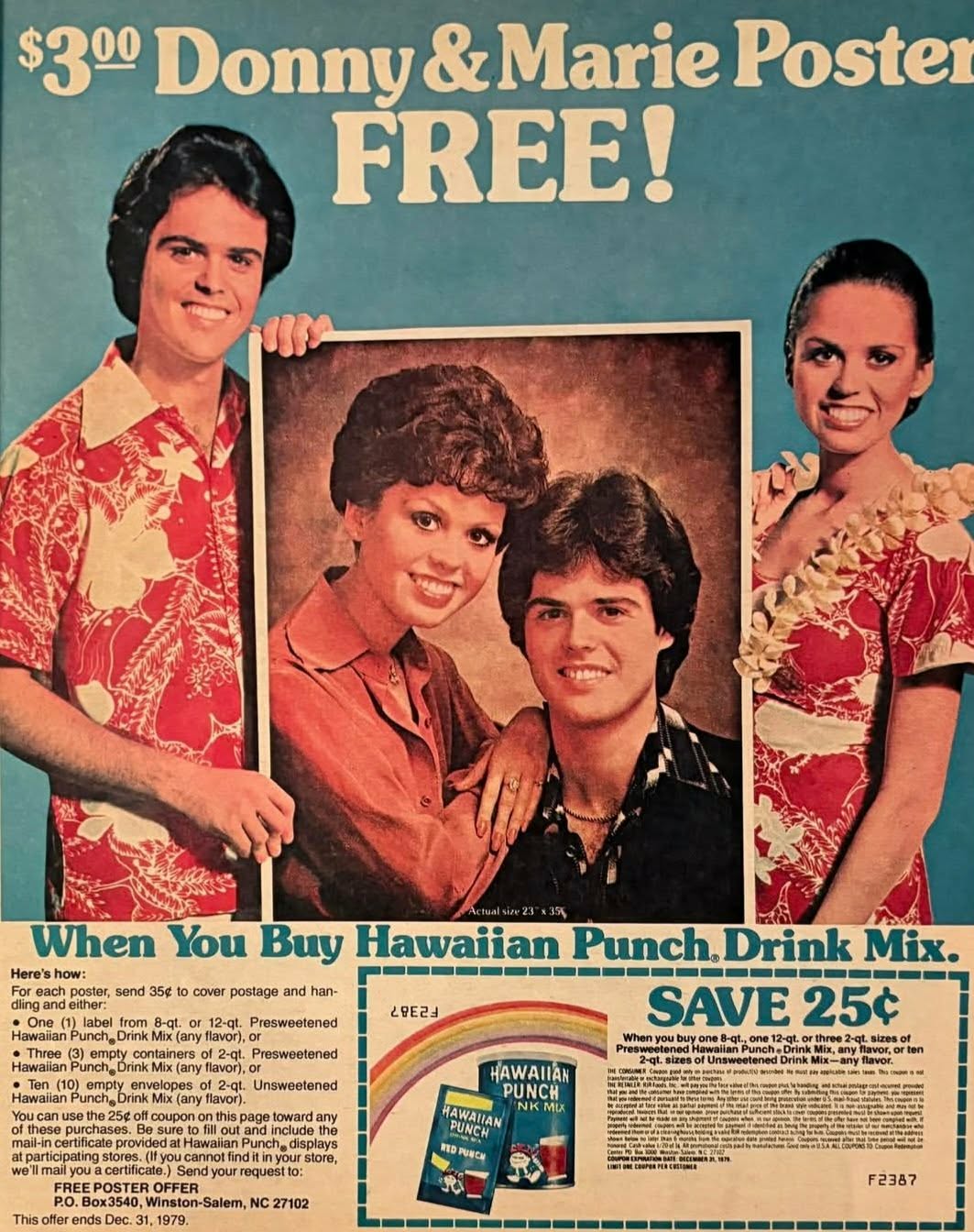 THE OSMONDS　オズモンズ　1970年　ジャパンツアー　パンフ From the Tiger Beat Archives, publication date February 1971