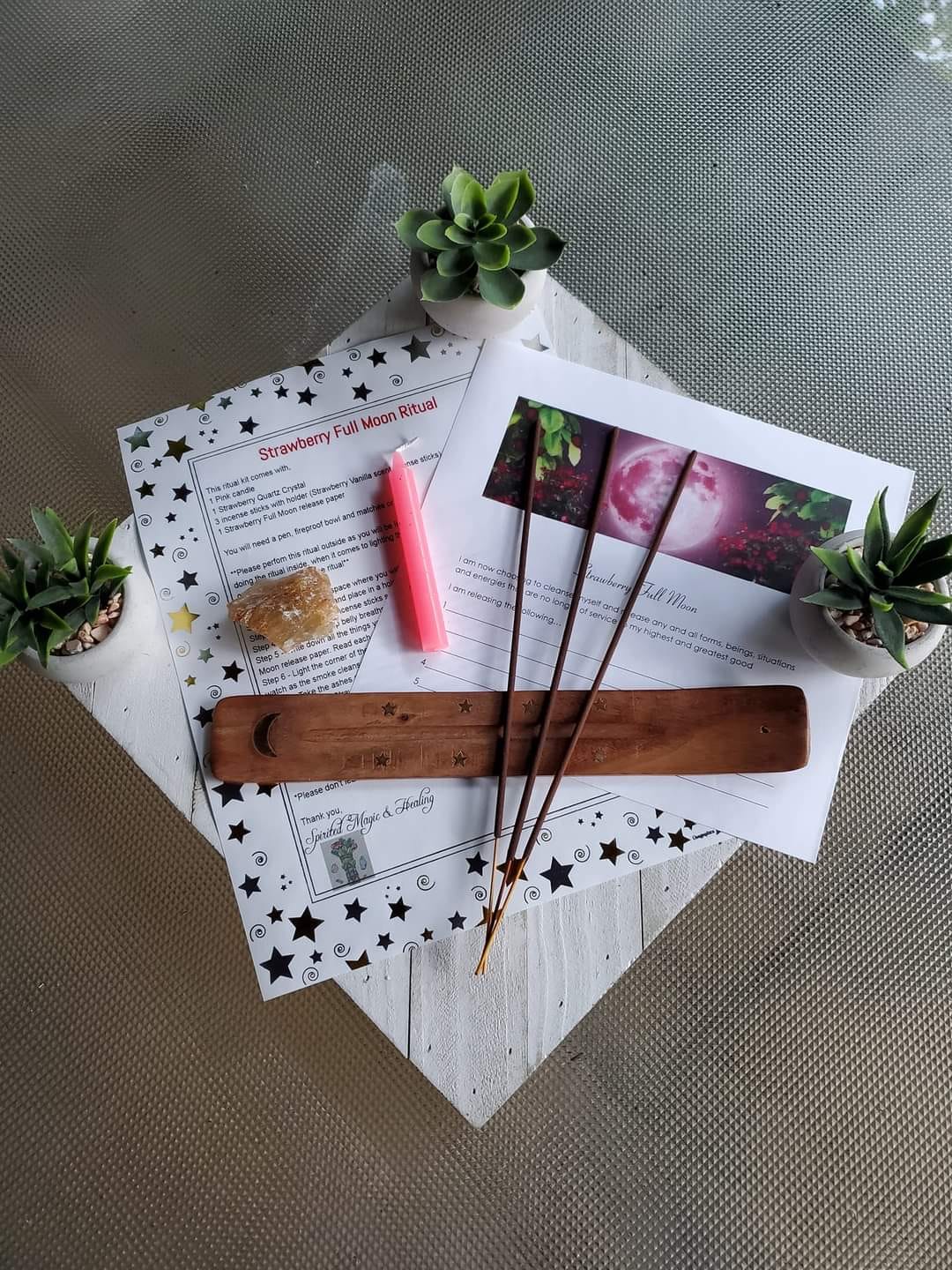 🍓🌕 Strawberry Full Moon Ritual... - Spirited Magic & Healing