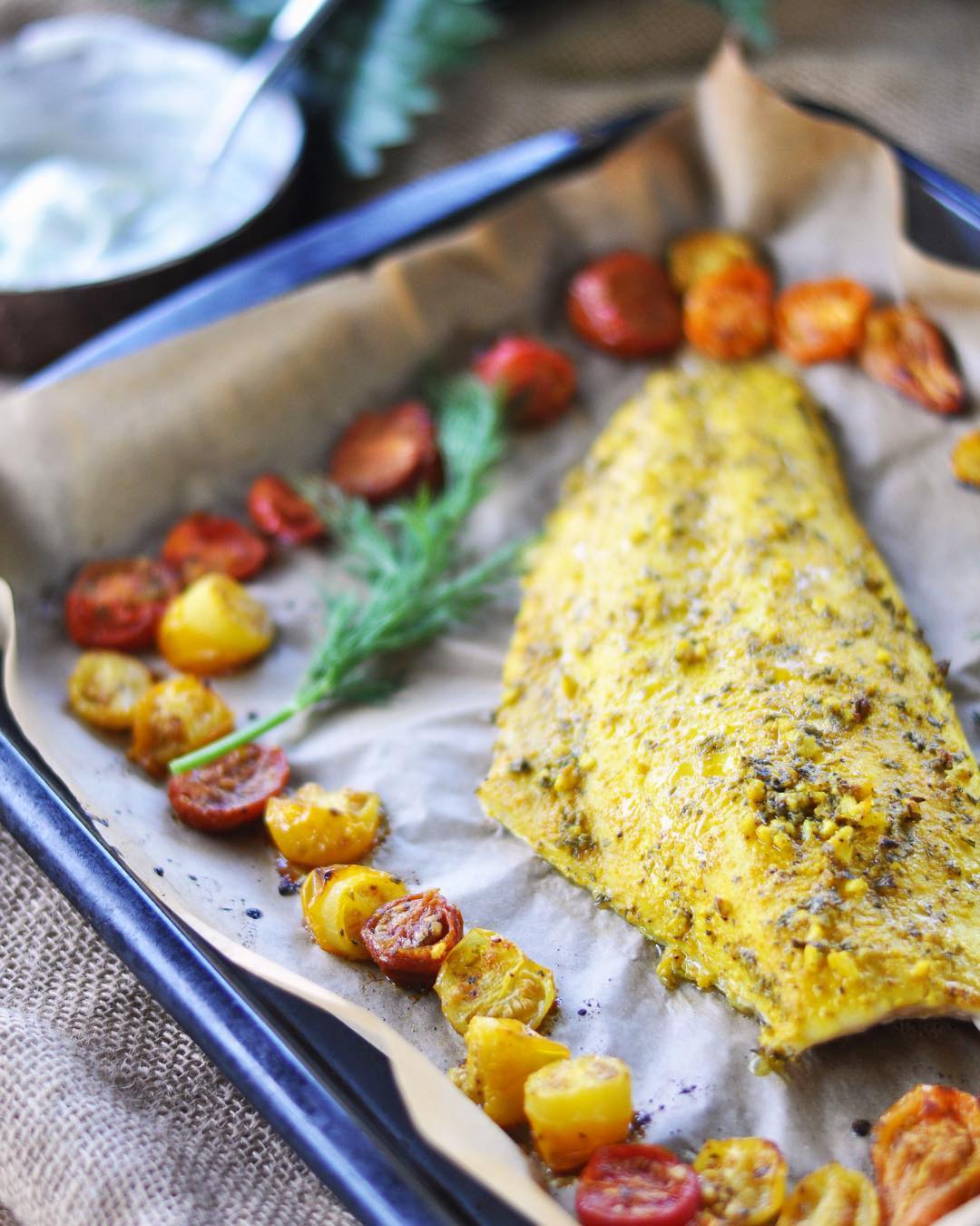 🐟 SHEET PAN GREEK INSPIRED SNAPPER AND... - SurvivorFit Foods | Facebook