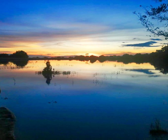 BWgovernment - GOOD EVENING BOTSWANA Sunset at Tjenhuhu...
