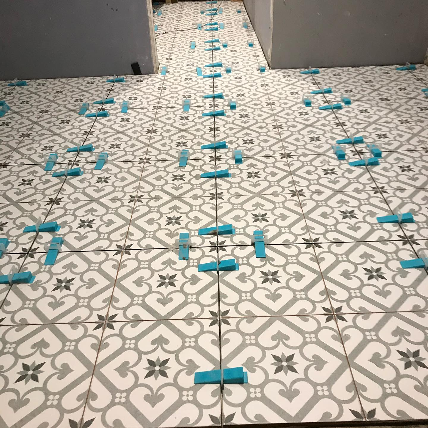 Vision Tiling - New utility room floor 450 x 450mm...