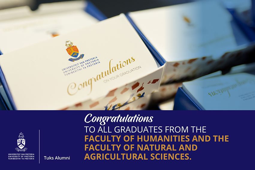 Congratulations to all the graduates from the Faculty of Natural and ...