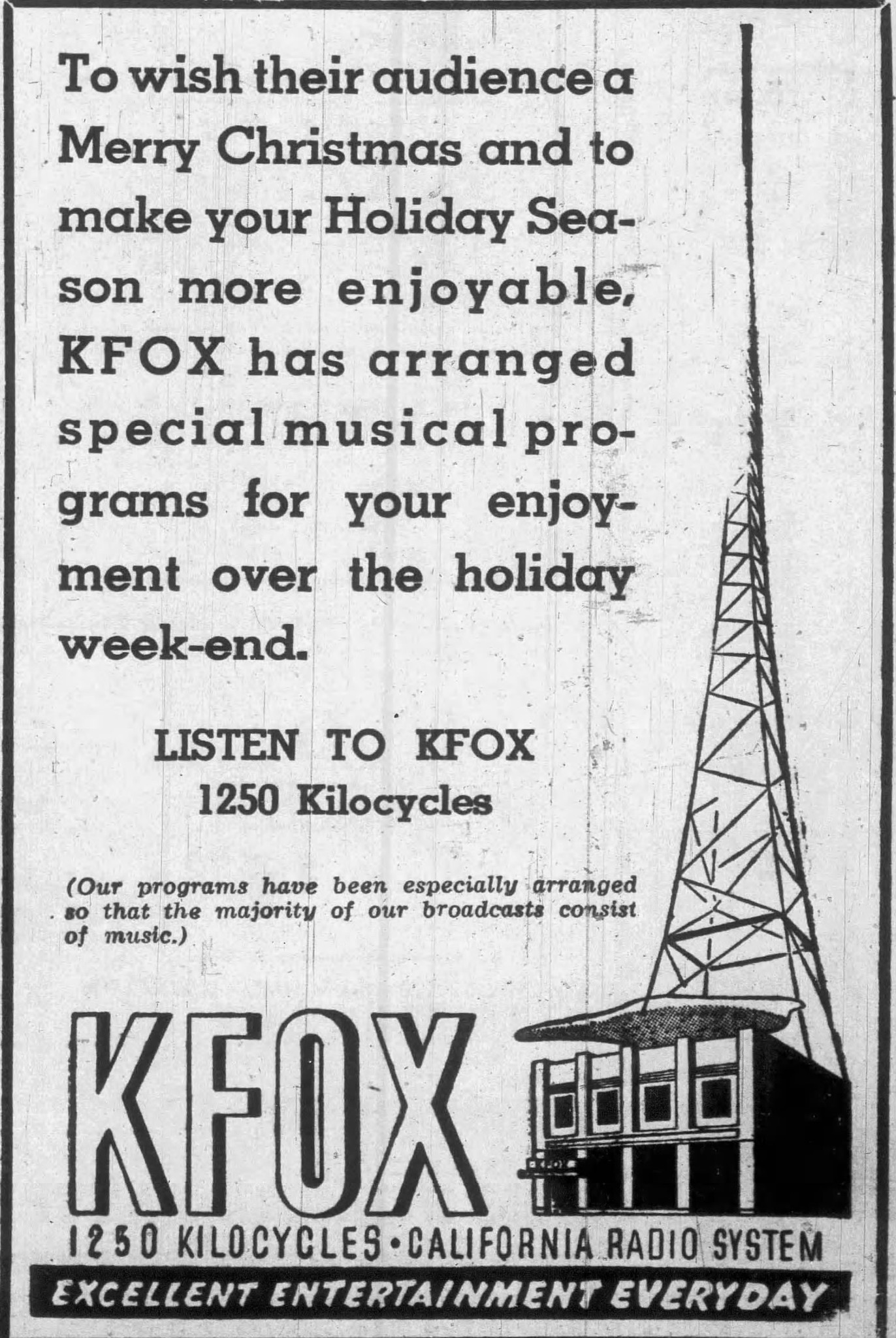 KFOX Long Beach Radio Station History
