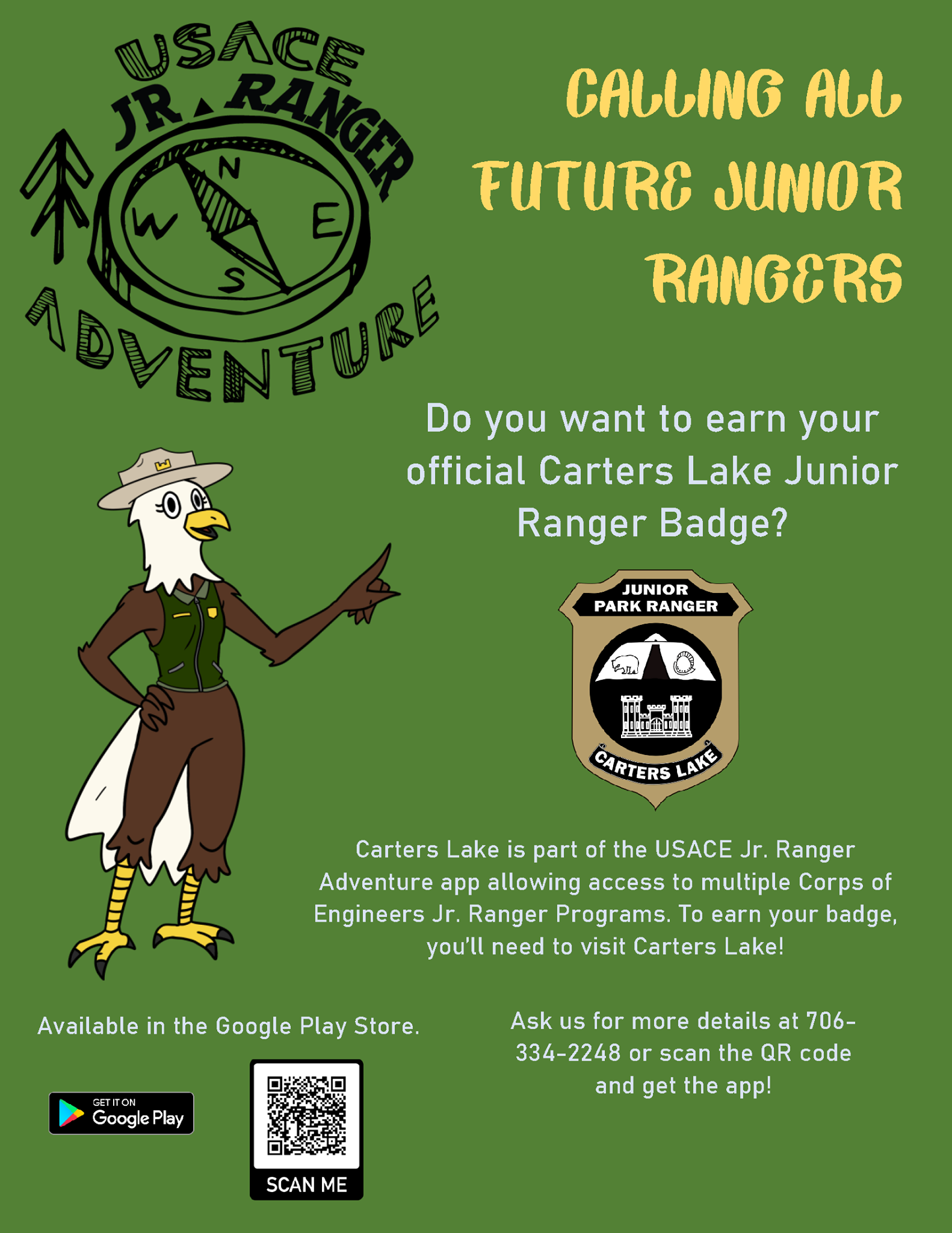 CALLING ALL... - U.S. Army Corps of Engineers, Carters Lake | Facebook