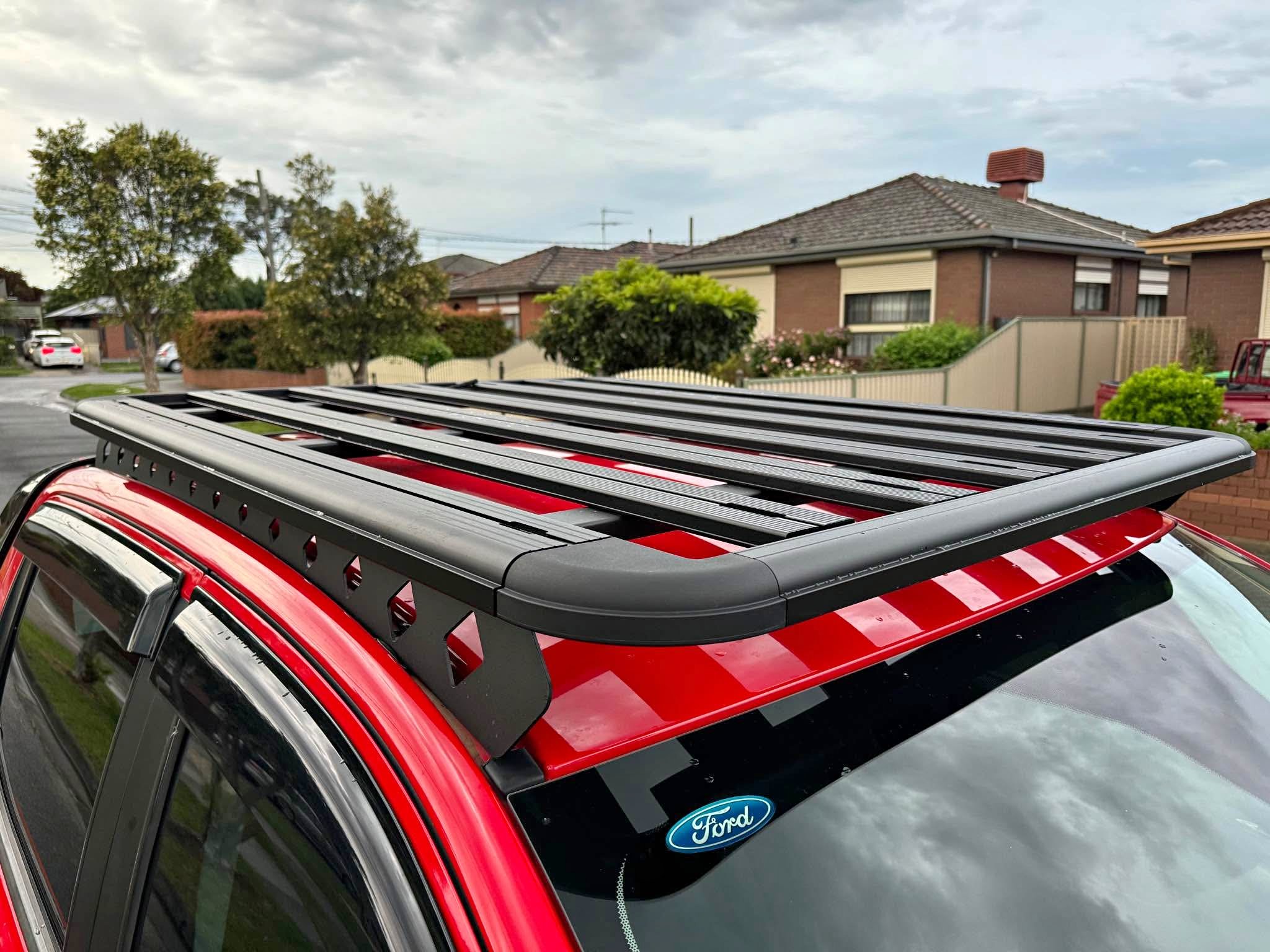 Brand new flat roofrack aluminium for dual cab hilux/ranger/ dimax ...