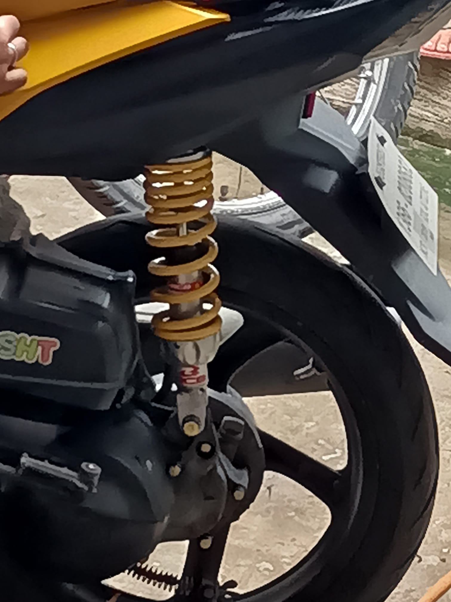RCB Shock. (Install) SOLD 👇 📌... - DLT Motorcycle PARTS | Facebook