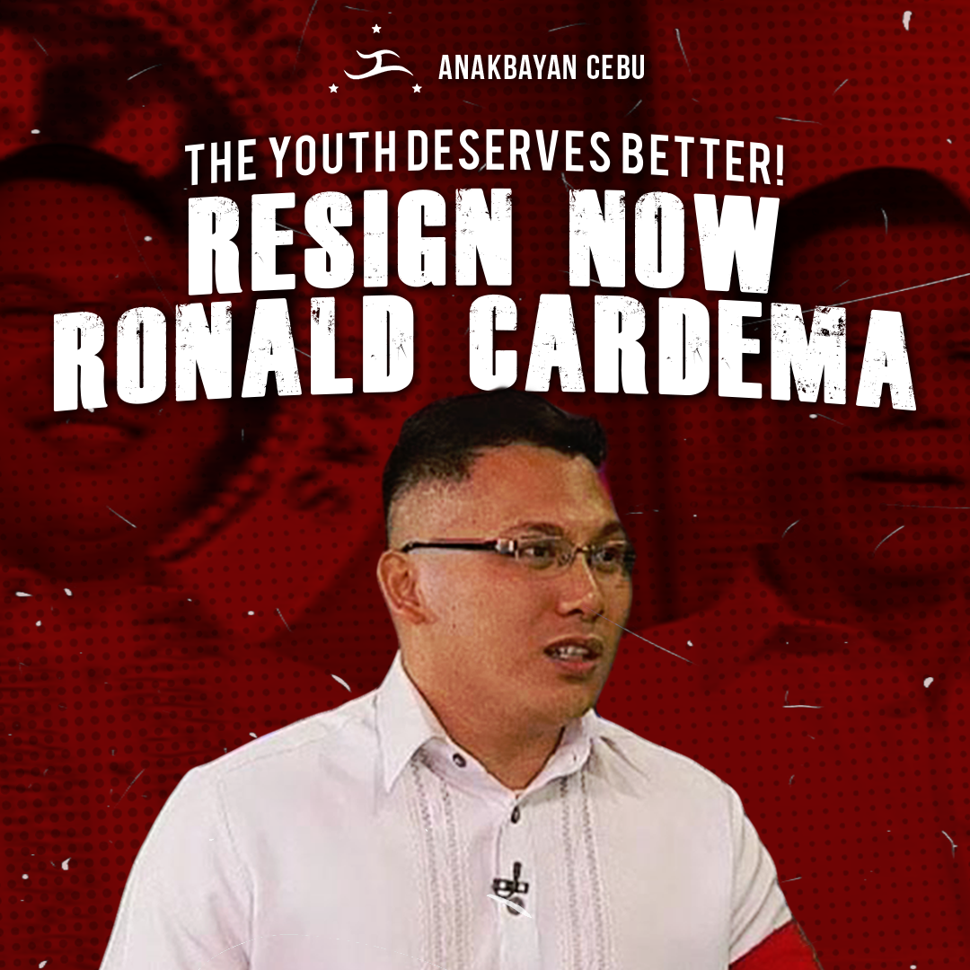 Anakbayan Cebu - ON RONALD CARDEMA’S RETURN AS THE... | Facebook