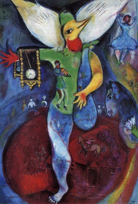 Marc Chagall The Juggler (Le jongleur) 📸Pinterest