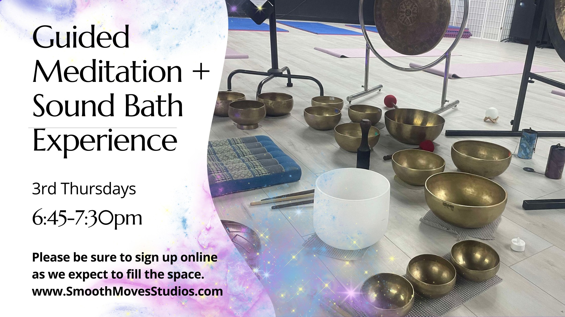 Guided Meditation + Sound Bath Experience