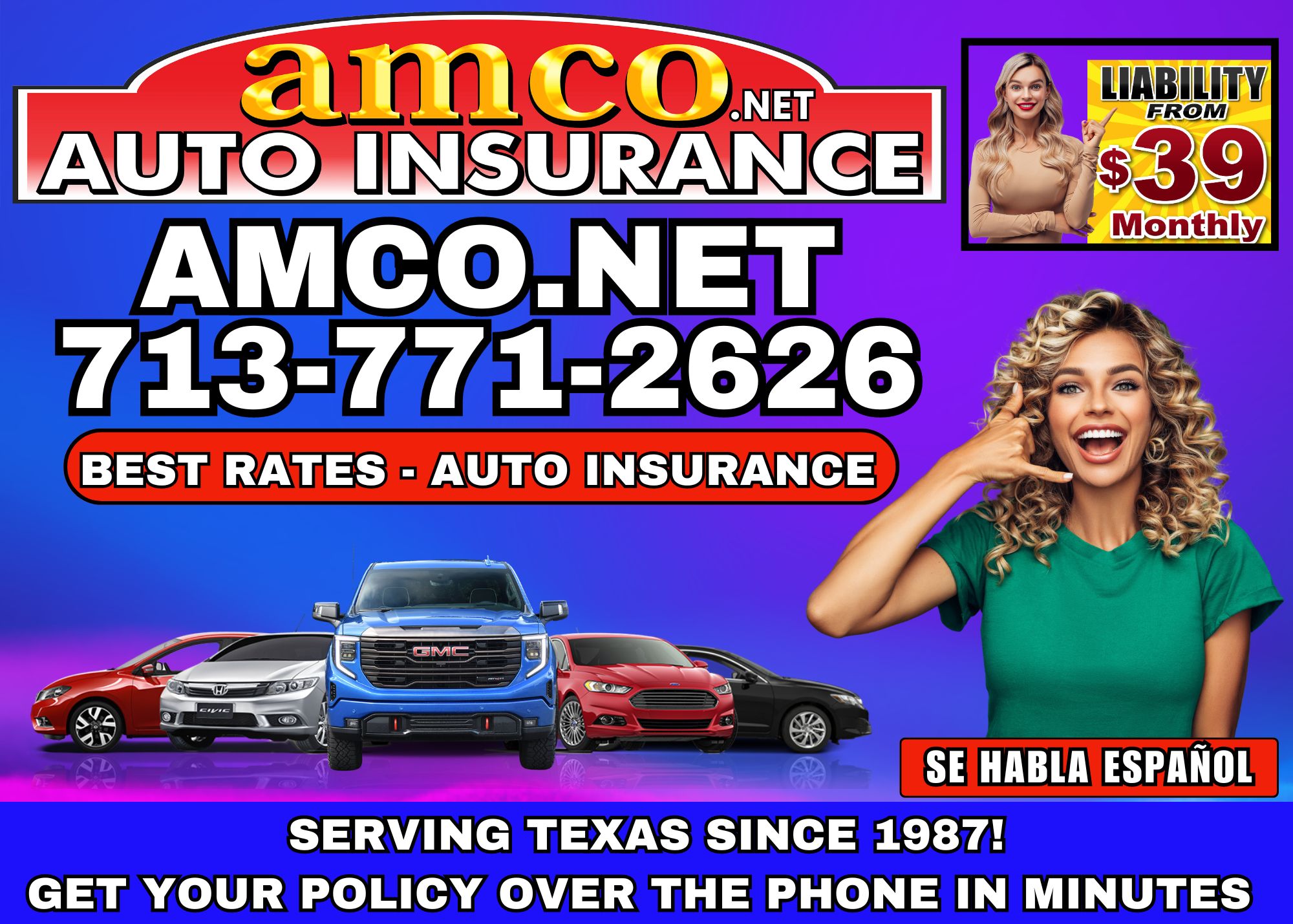 Amco Auto Insurance - Eastex Fwy | Houston TX