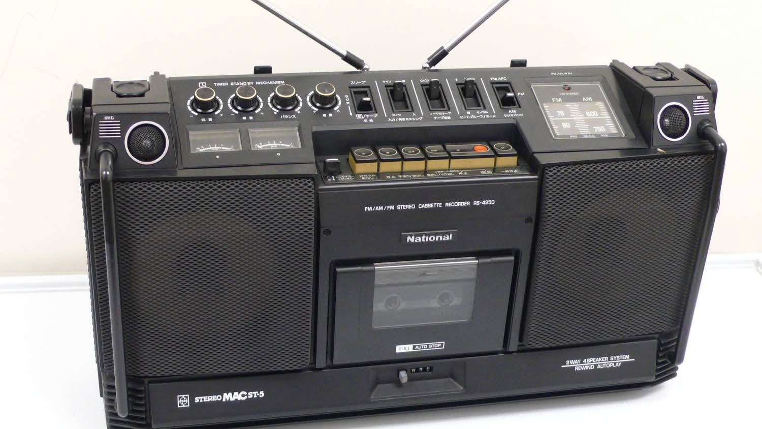 National Panasonic RS-4250 Stereo Cassette Player Review