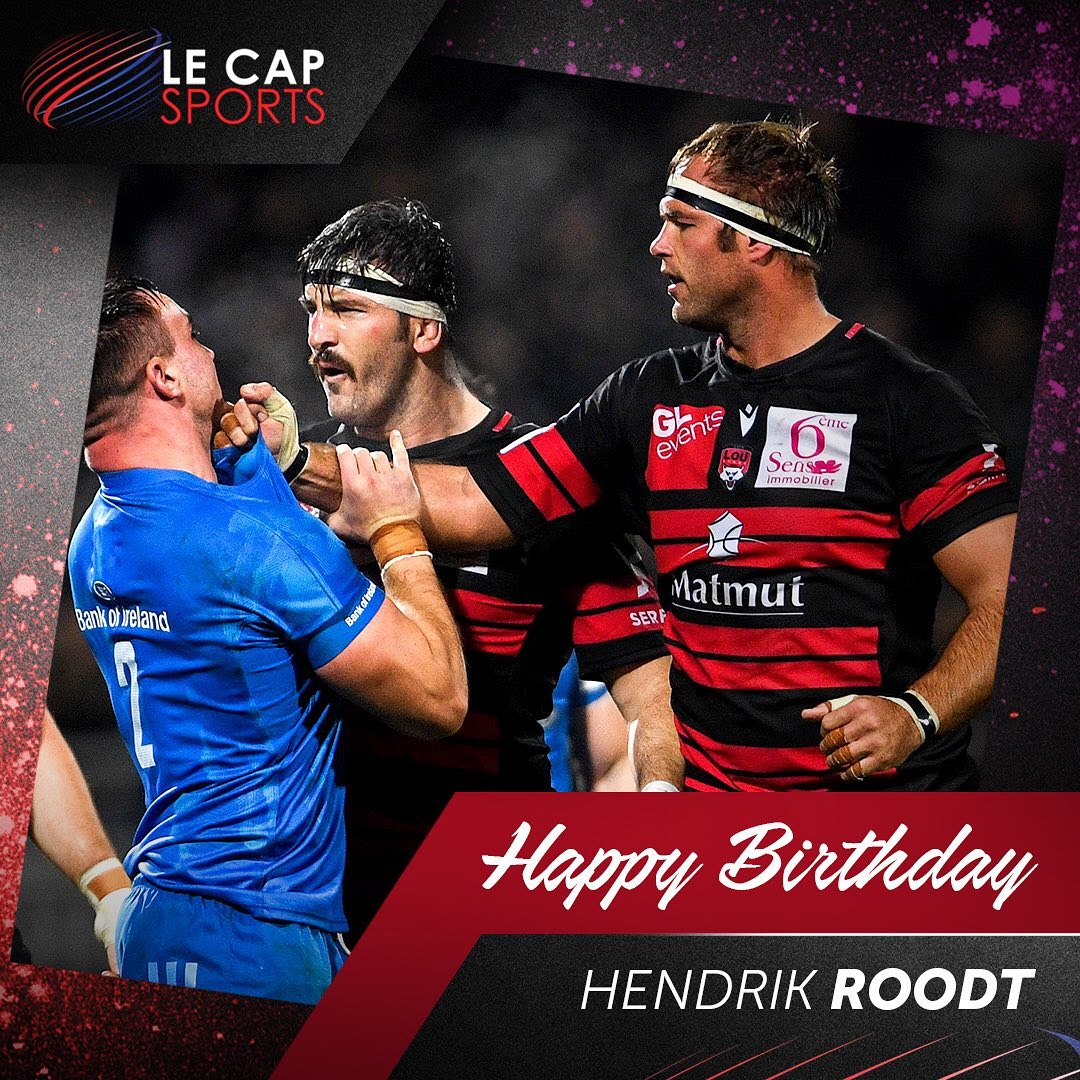 Le Cap Sports - Happy Birthday Hendrik Roodt! We hope you...