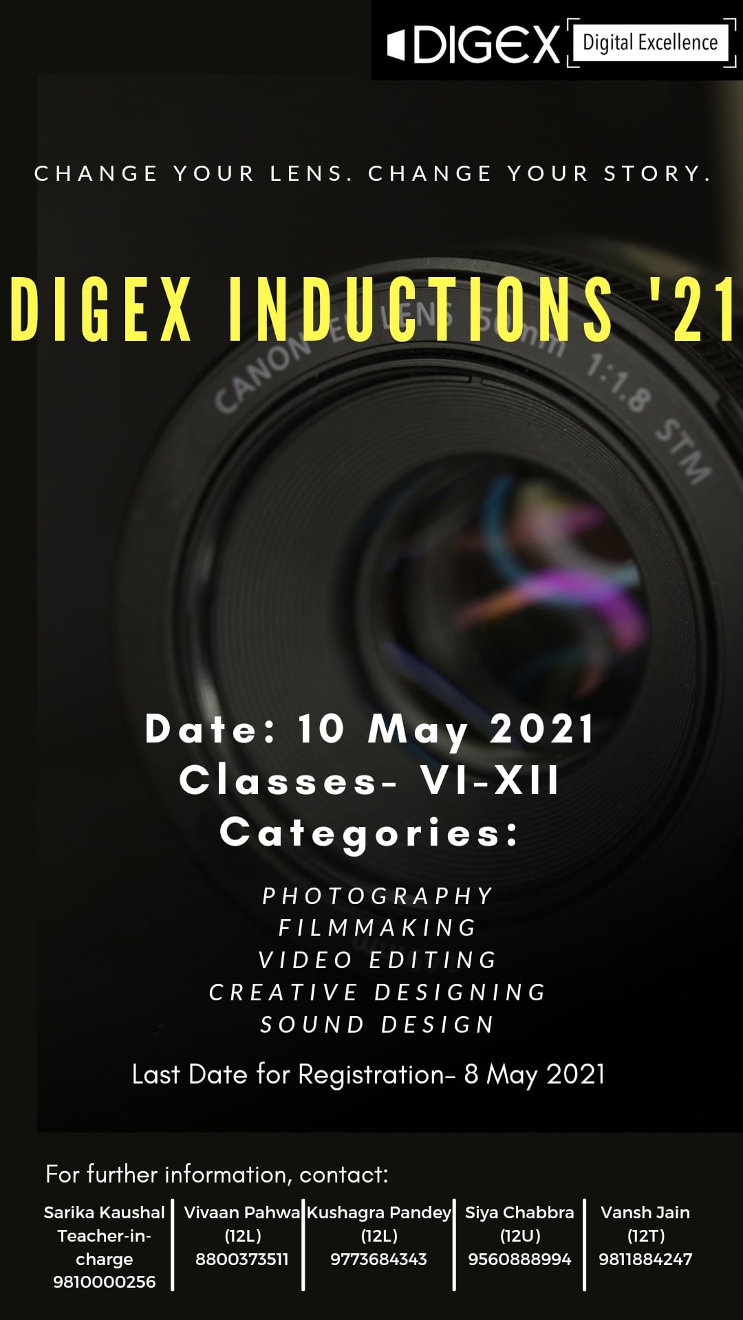DIGEX - Digital Excellence - Registrations Open for classes 6-12 ...