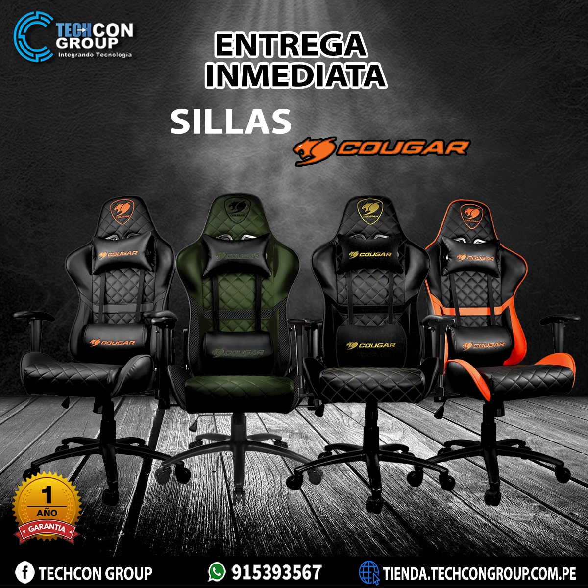 Techcon Group - SILLAS GAMER COUGAR😎 - Calidad Premium⭐️ 🔥... | Facebook