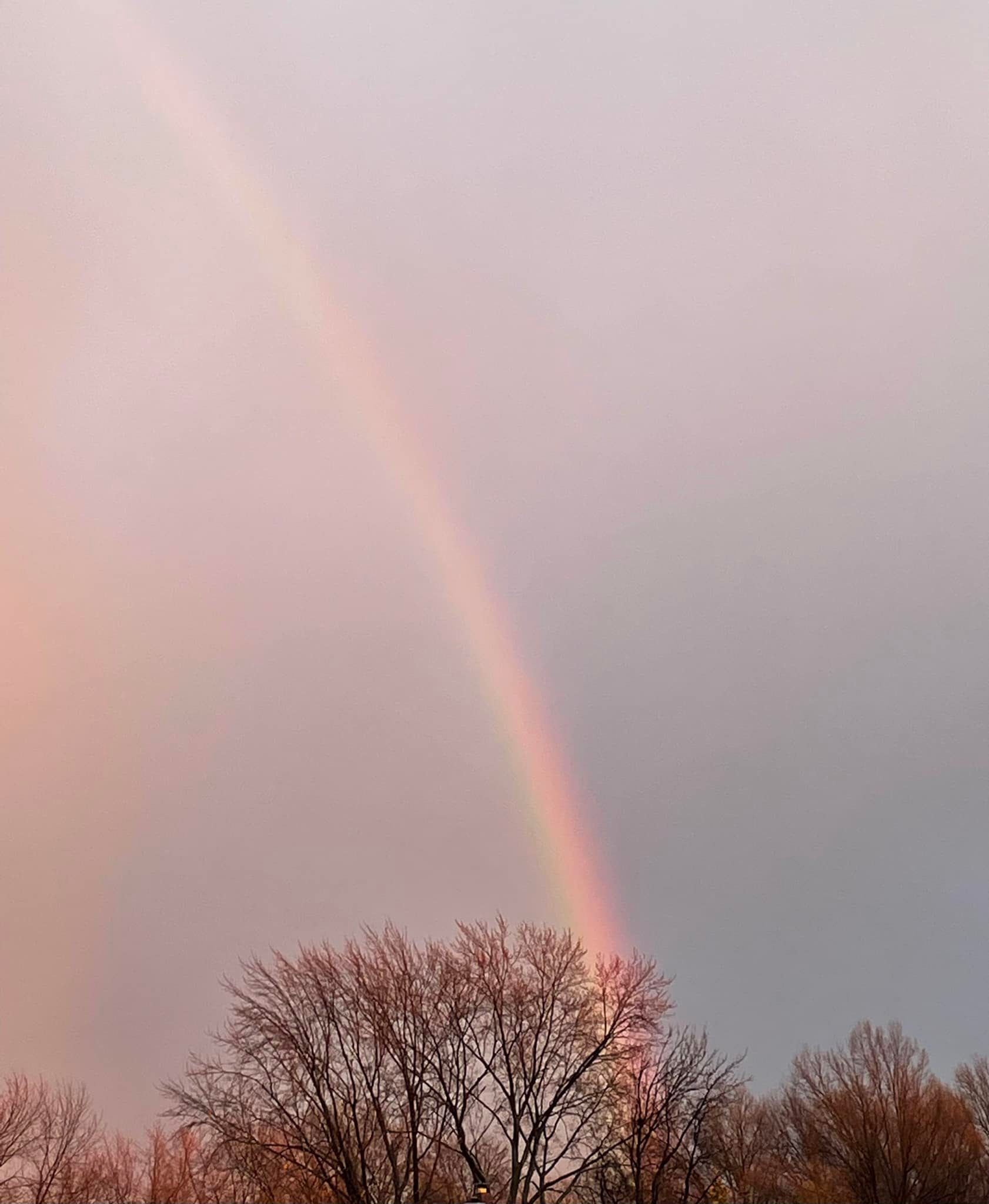 Caught the tail end of a rainbow 🌈