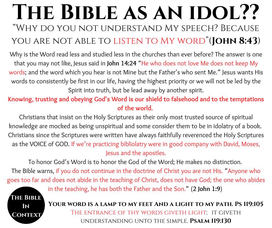 The highest form of worship is the... - The Bible In Context