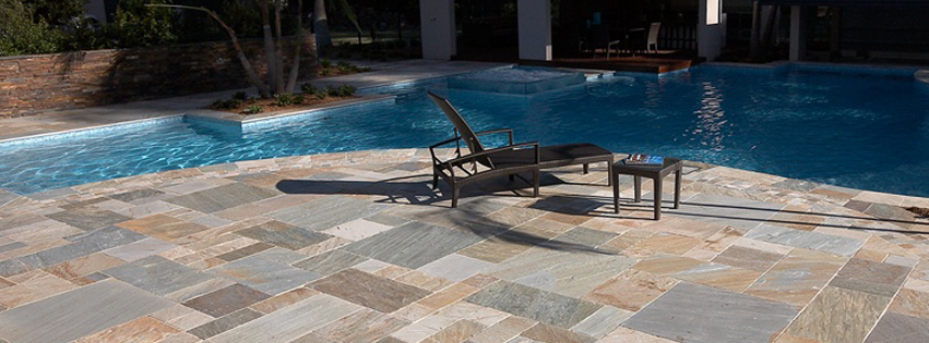 Maiden Stone Inc. - The Faune Limestone paving in a Flamed finish looks ...