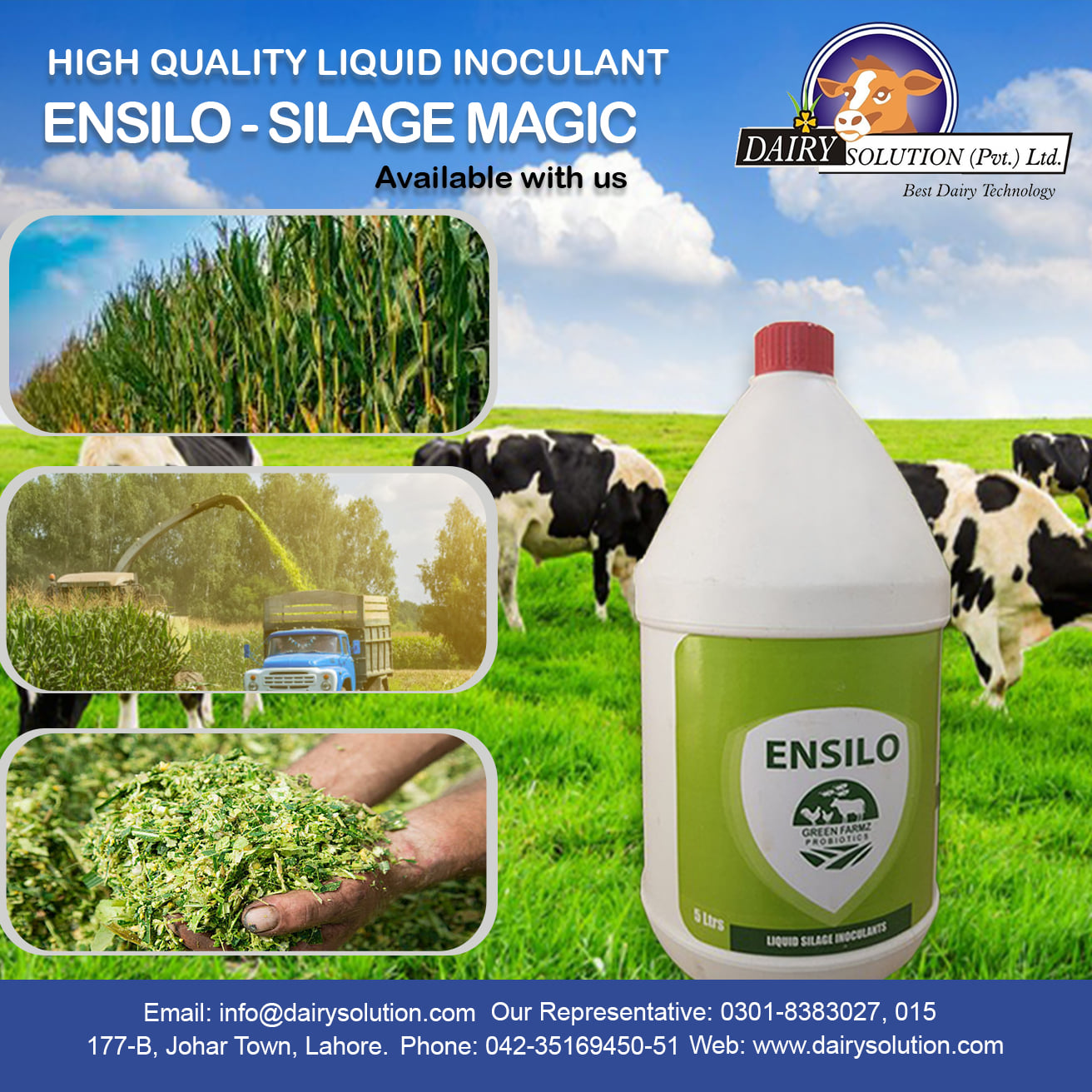 Dairy - High quality liquid inoculant Ensilo-Silage Magic now available ...