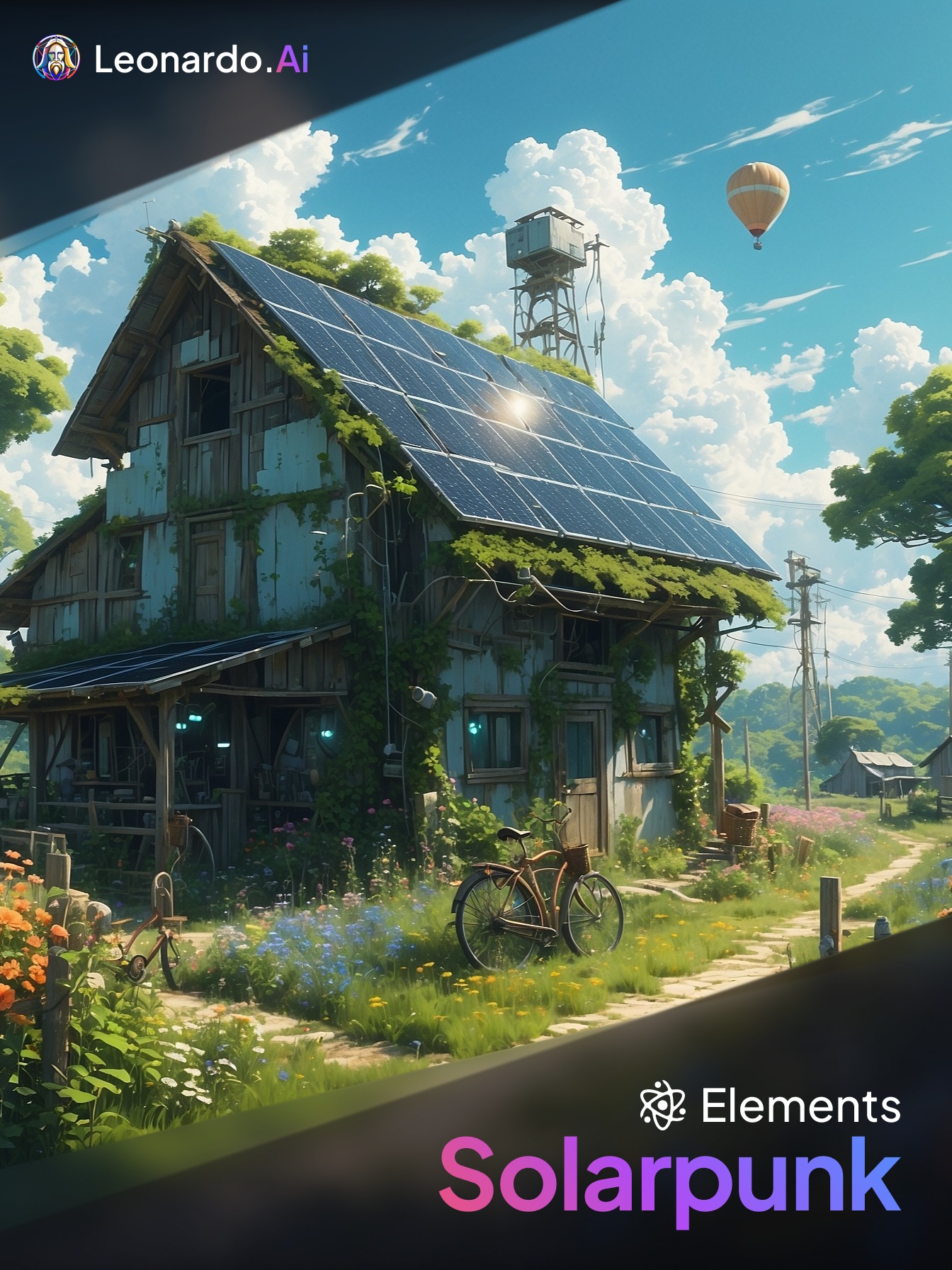 Leonardo.Ai - 🌿 New Leonardo Element: Solarpunk... | Facebook