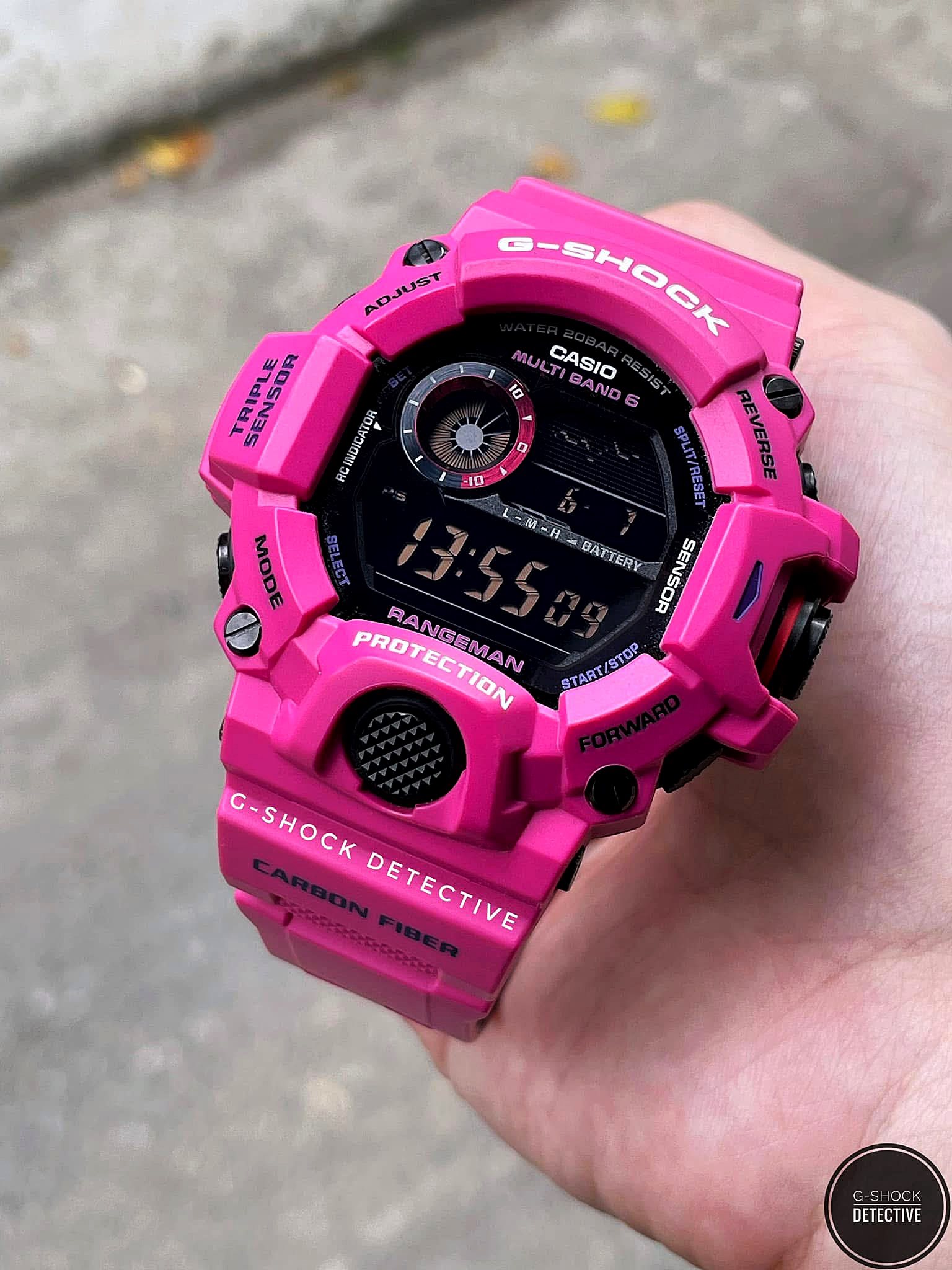 Mint Casio G-Shock Rangeman GW-9400SRJ-4 Sunrise Purple for sale