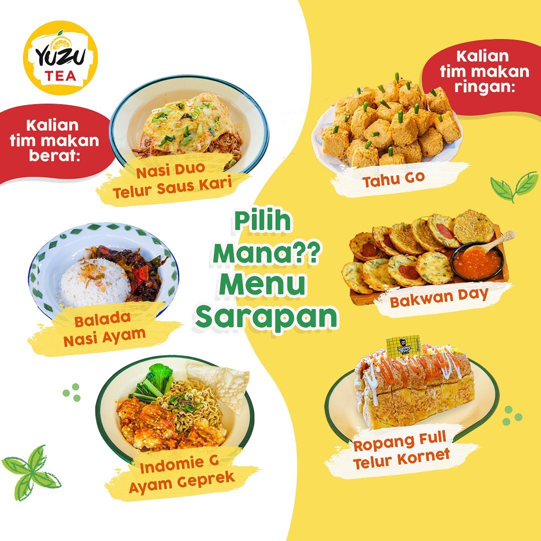 YuzuTea.id - ☀️ [REKOMENDASI SARAPAN ALA YUZU TEA] Coba...