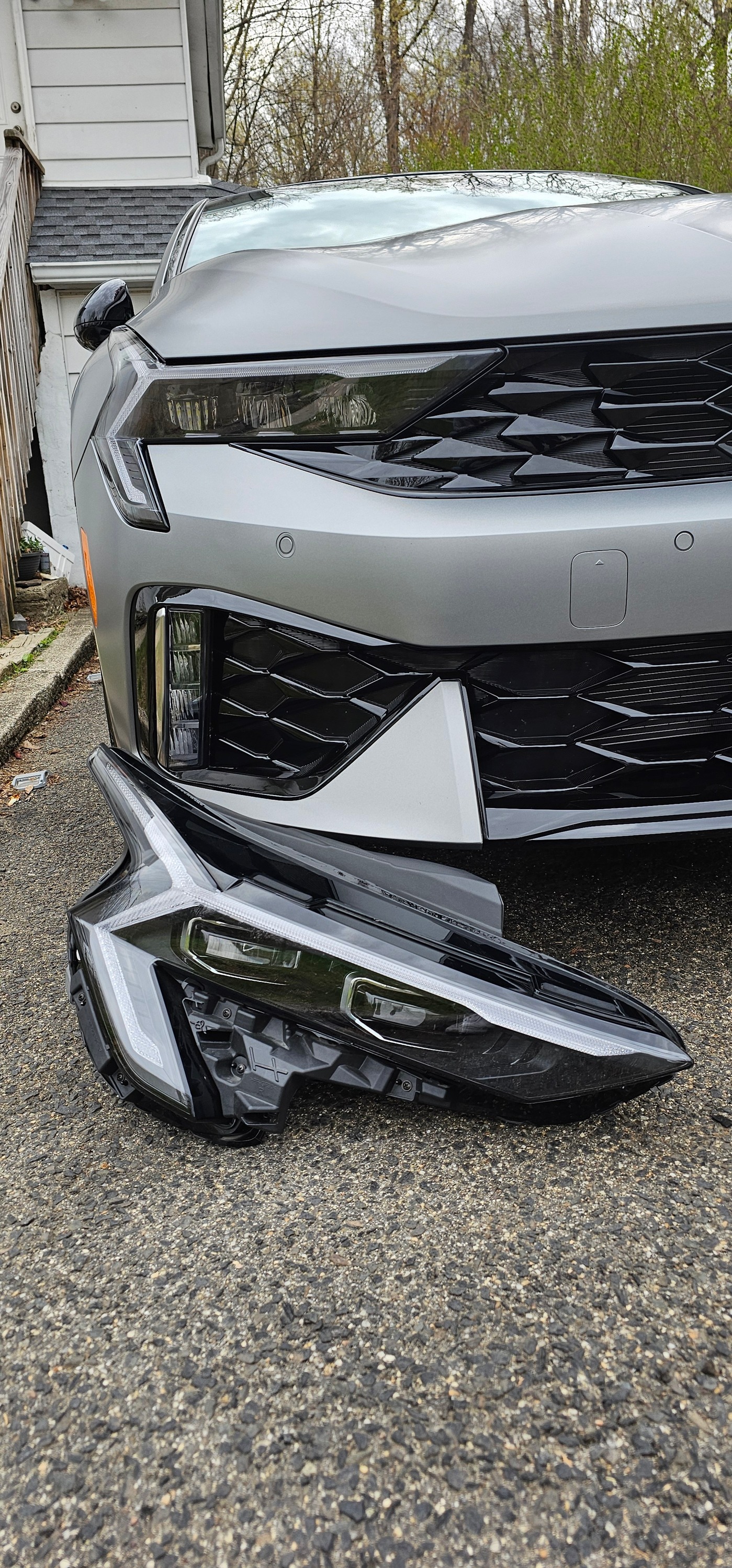 Complete Bumper Grille Fog lights Fit For 2017-2018 Kia Forte Korea