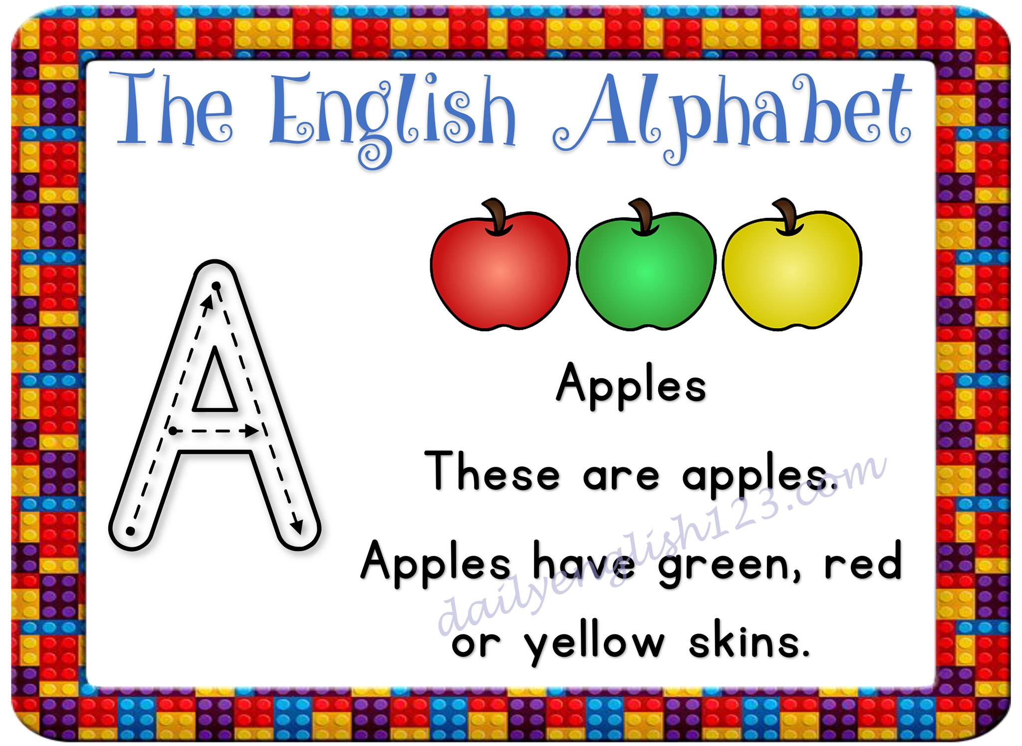 Dailyenglish123 - The English alphabet reading (50 pages).... | Facebook