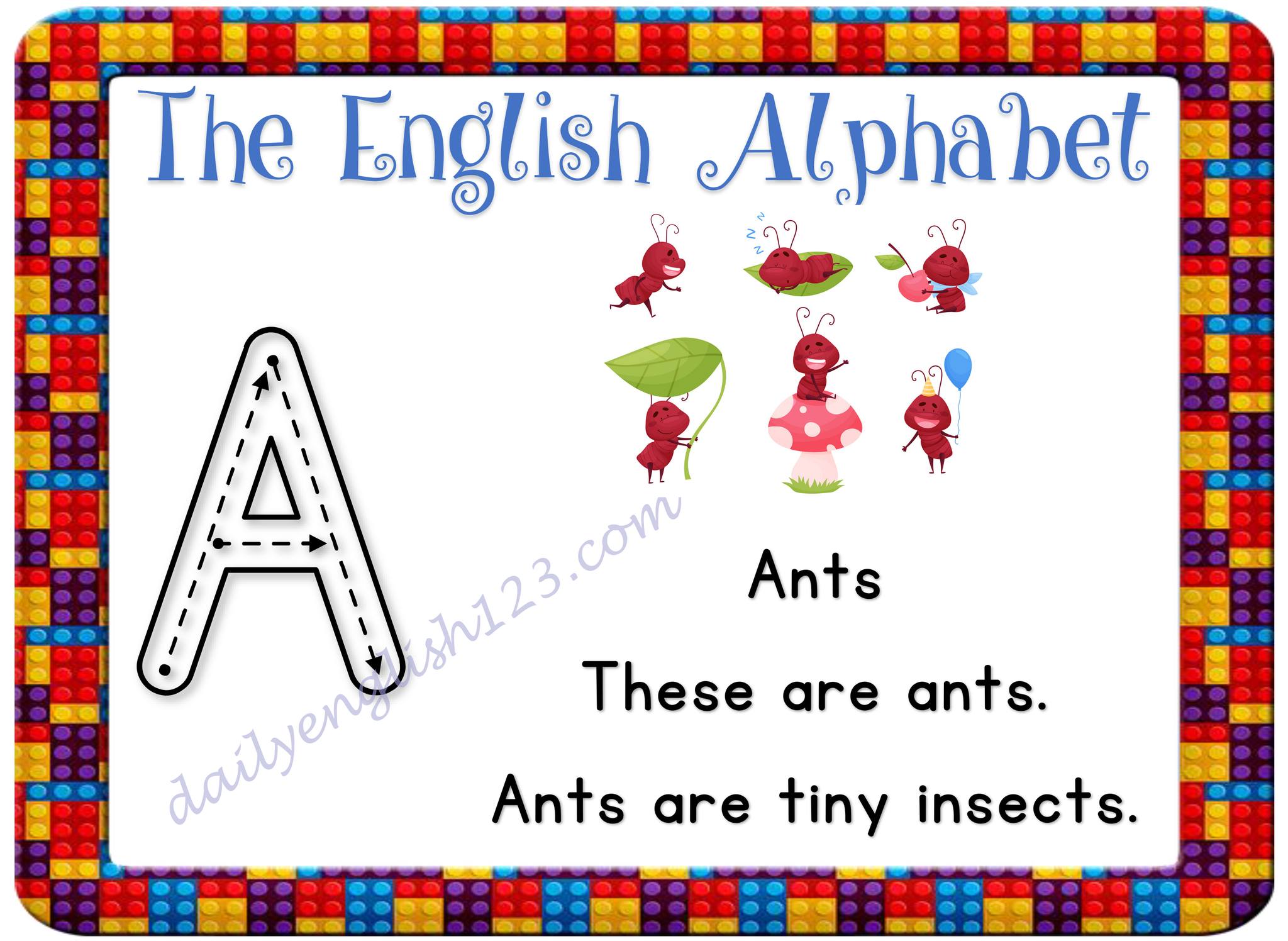 Dailyenglish123 - The English alphabet reading (50 pages).... | Facebook
